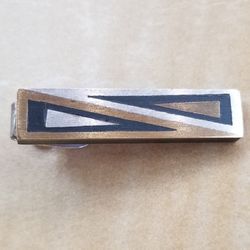 Tie Bar. Sterling Silver and Mixed Metals 