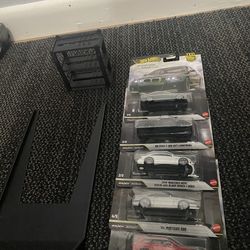 Hot Wheels Premium Car Culture Collection with stands Power