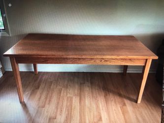 Kitchen table 72” x 36” - all wood in great condition