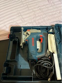 Bosch JS470E Corded Electric Jigsaw w/ Case, Battery Included, Blue/Gray