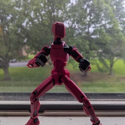 Articulated 3D Printed #13 Figure 