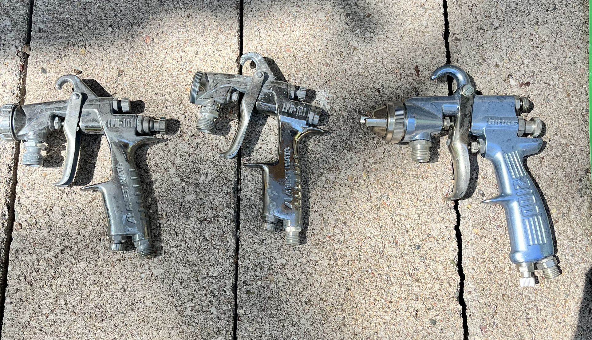 Variety Of Paint Guns