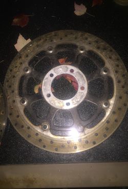 Rotors straight came off a gsxr 07 but believe fits all