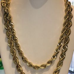 14K 8mm 24in & 26in True Size , Pendant Sell Separately 