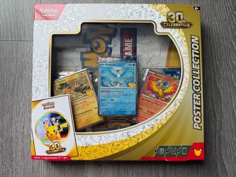 Pokémon 30th celebration poster collection