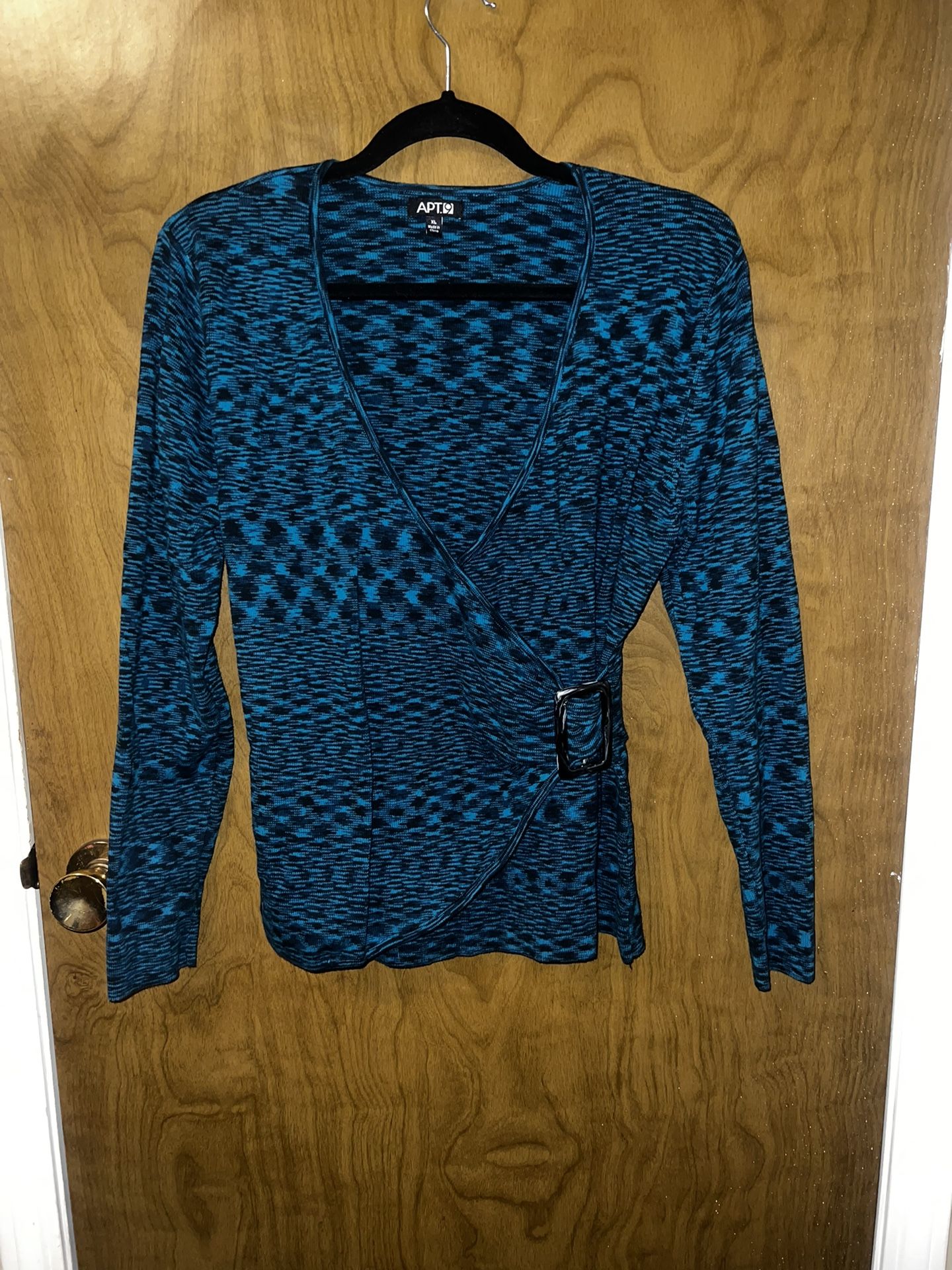 Illusion Wrap Sweater