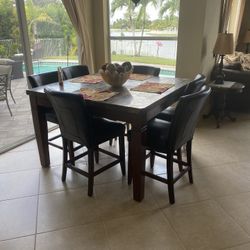 Counter Height Square Dining Table And Chairs 