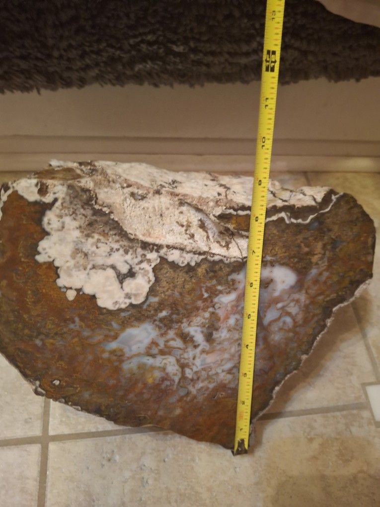 32lb Red Yellow Moss Agate With Chalcedony Stone