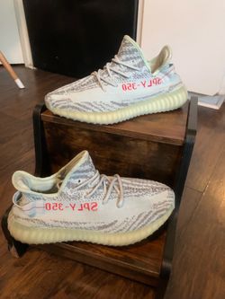 adidas Yeezy Boost 350 V2 Blue Tint Zebra Mens Size 10⁠