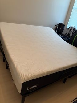 Lucid Memory Foam Mattress with Frame