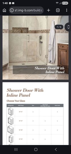 Shower door