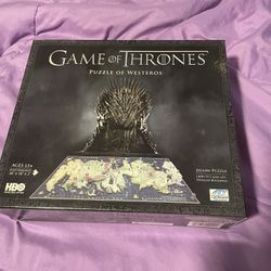 Game Of Thrones 3D Puzzle Of Westeros 1400+ Pc Jigsaw