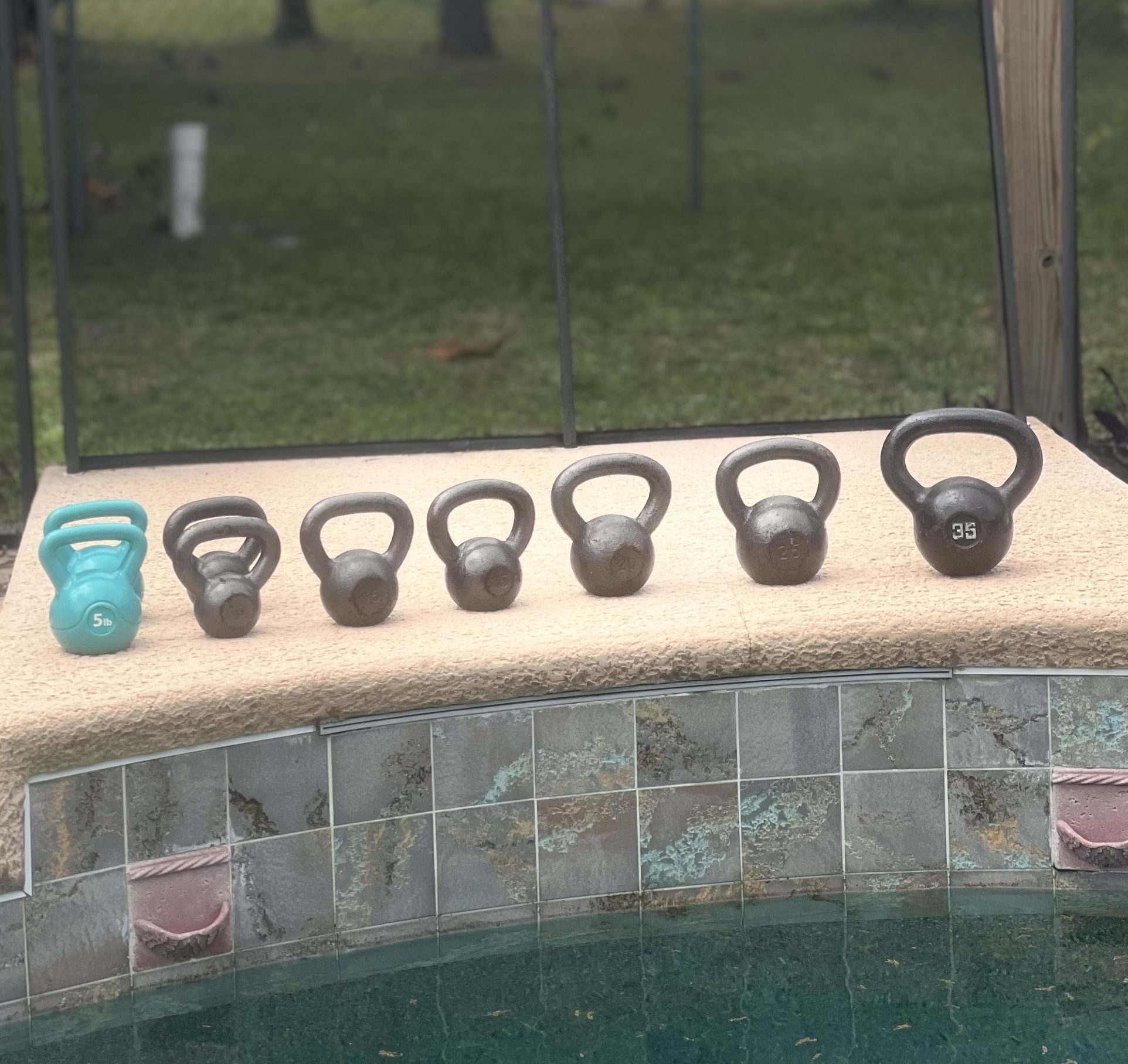 Kettle Bell Work Out Set 5lbs-50lbs