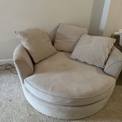 Off-White Circle Chair
