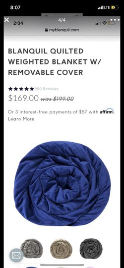 20 lb weighted BlanQuil blanket