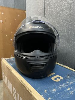 SENA Momentum INC Pro Bluetooth Camera Helmet Matte Black M for