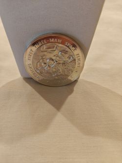 Sterling silver Apollo 7 round bar 925