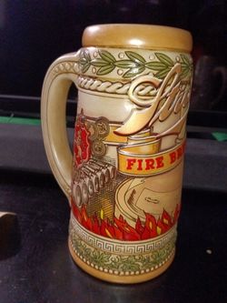 1989 Stroh's Beer Stein Heritage Series VI #102462 by Ceramarte Brazil