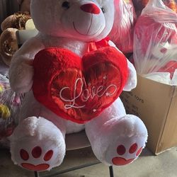 Valentine's Bears And Ballons 