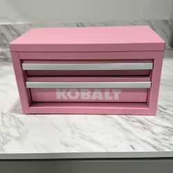 Pink Mini Cobalt Tool Box 