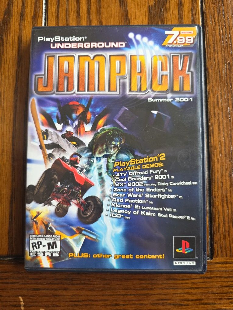 PlayStation Underground JamPack Summer 2001