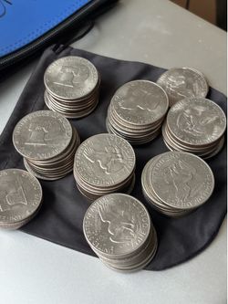 Lot of 78 Ike dollars. 25 Bicentennial and 53 random dates. $78 face value.