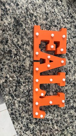 Fall letter Decor
