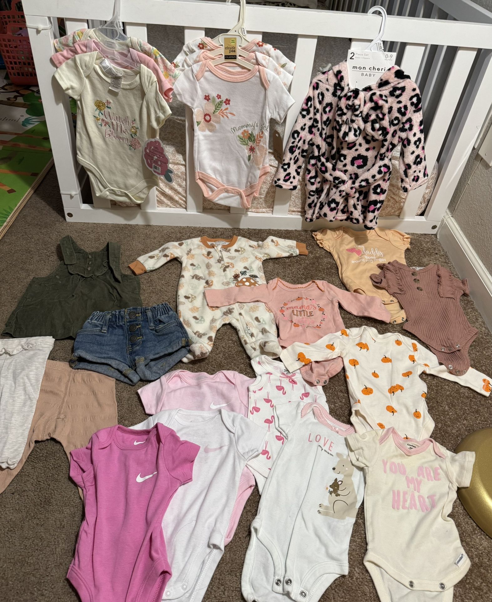 NB and 0-3 Months Girl Clothes Bundle