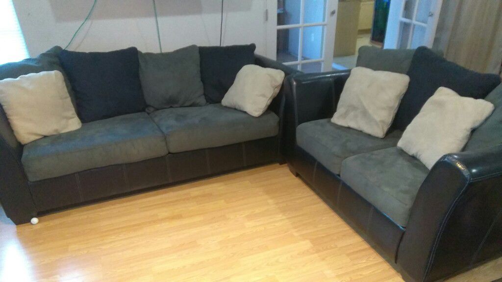 Sofa And Loveseat Set one price in great condition