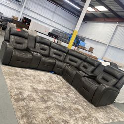 Dark gray PowerRecliner Sectional