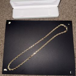 14K Gold Rope Chain Torzal de Oro 14K