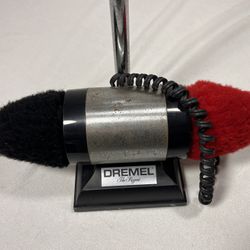 Vtg Dremel Boot Buffer Shine Machine Red Black