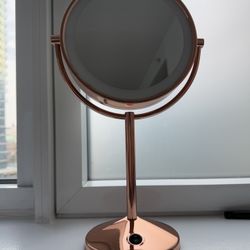 Conair Reflections 1x/10x LED Rose Gold Makeup Mirror