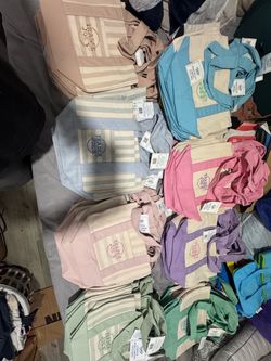 Traders Joes mini tote bags
