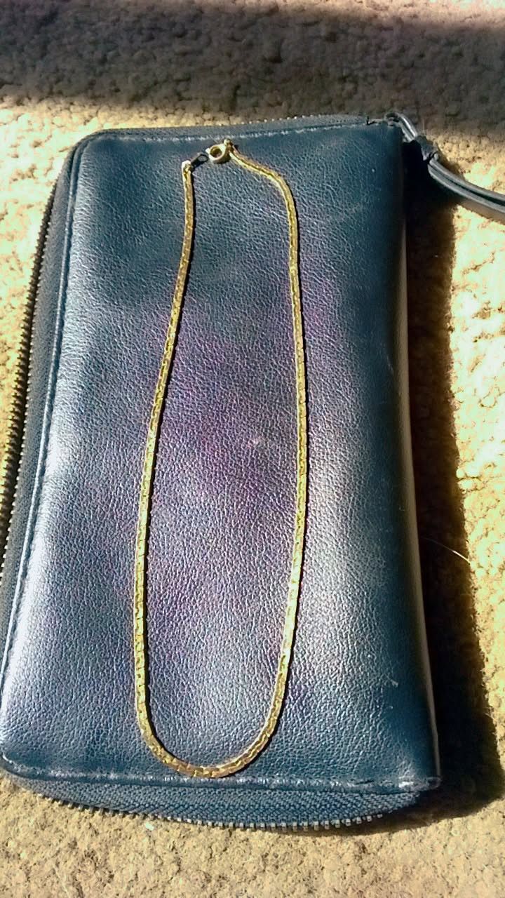 14k Gold Choker Necklace