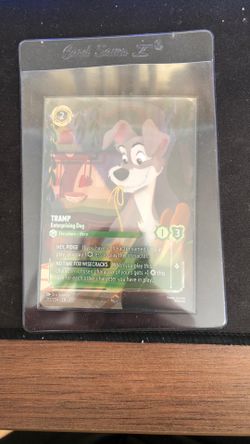 Disney lorcana Tramp Enchanted Card