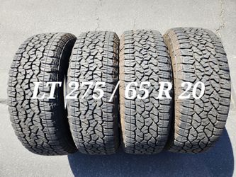 LT 275 / 65 R 20 (4) TIRES GOODYEAR