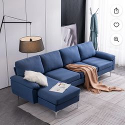 Blue Sectional Sofa Couch