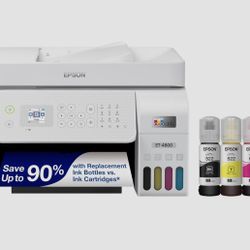 Epson EcoTank ET-4800 Wireless All-in-One Printer - white