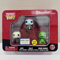 Tim Burton’s The Nightmare Before Christmas Glow In The Dark Pocket Pop! NEW