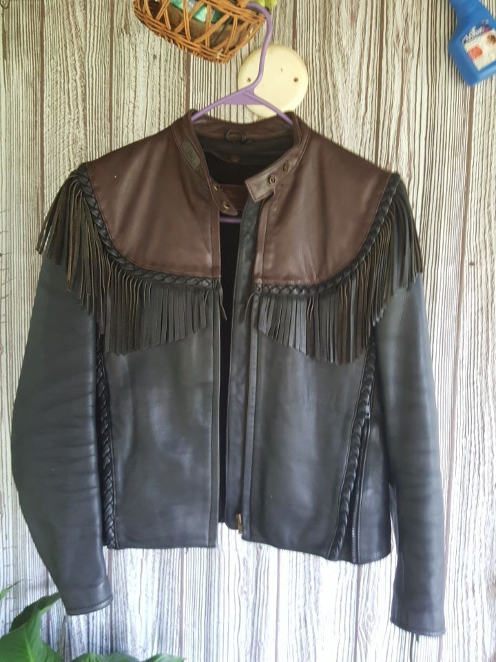 leather jacket woman's small