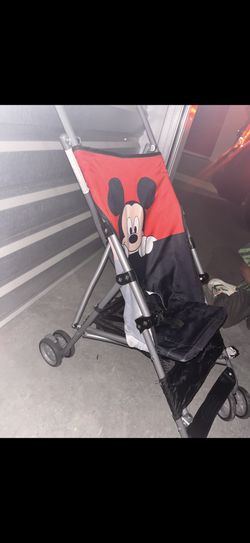 Kids Mickey Mouse Stroller – Lightweight & Foldable