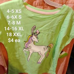 🦄🐰Easter Shirts For Girls 🐰🦄✨play dresses 🌞