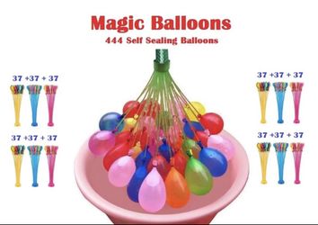 4 Pack (444) Water Self Sealing balloons