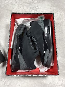 Jordan 3 Black Cat Size 11 Men