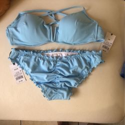 Woman’s Bikini NWT  Size Small Baby Blue 