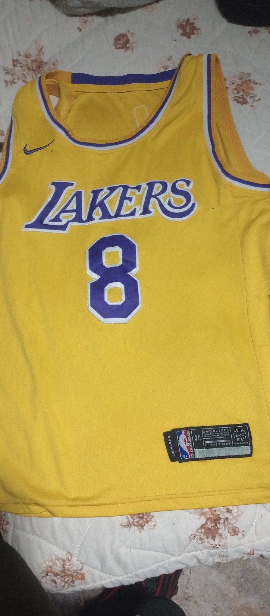 Lakers NBA Showman Kobe Bryant Jersey Nike Endorsement
