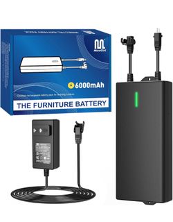 MineCtrl Universal Battery Pack for Reclining Furniture, 6000mAh
