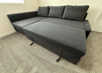 *Free Delivery* Gray Ikea Sleeper Sectional Pullout Futon Bed 