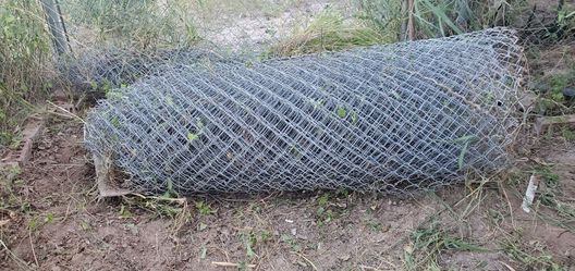Chain link fence material